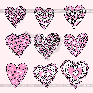 Hearts - vector clipart / vector image