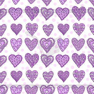 Hearts for Valentine`s day - vector image
