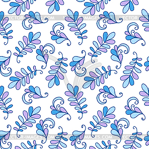 Decorative floral pattern - vector clipart