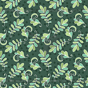 Decorative floral pattern - vector image