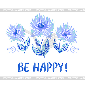 Decorative floral background - vector clipart