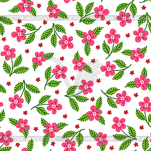 Decorative floral background - vector clipart