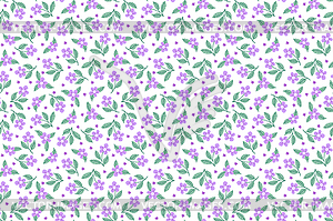 Decorative floral background - vector image