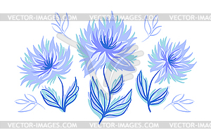 Decorative floral background - vector EPS clipart