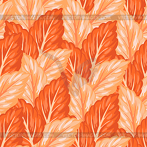 Decorative leaves background - vector clip art