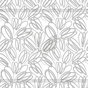 Abstract curls background. Seamless pattern with - vector clipart / vector image