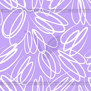 Abstract curls background. Seamless pattern with - vector clipart