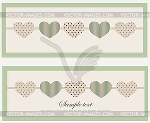 Decorative heart. valentines day greeting card - vector clipart