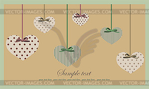 Heart. valentines day greeting card - vector clipart