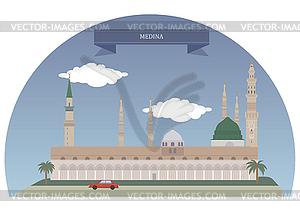 Medina, Saudi Arabia - vector EPS clipart