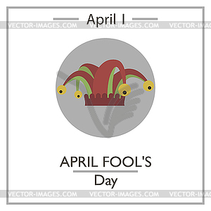 April Fool`s Day - vector EPS clipart