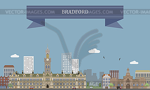 Bradford, England - vector clipart
