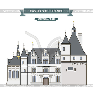 Chenonceau - vector image