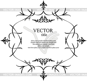 Ornament. Can be used as invitation card. Ve - vector image