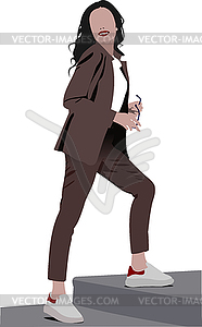 Businesswoman - vector image