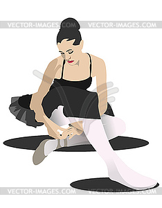 Ballet dancer - vector clipart