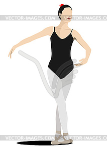 Ballet dancer - vector clipart