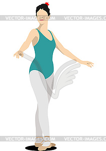 Ballet dancer - vector clipart