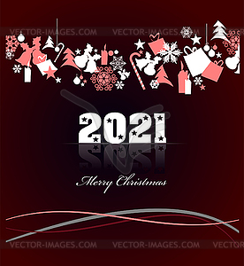 Abstract Christmas background. Colored Vector - vector image