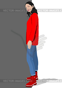 Fashion woman - vector clip art