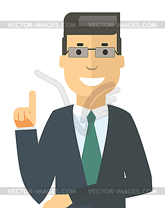 Cartoon Businessman - vector clipart