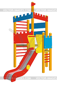 Playground for children - vector image