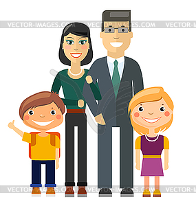clipart father and mother