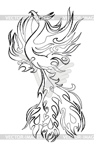 Phoenix bird - vector clipart