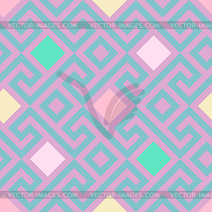 Seamless Greek ornament, Meander - vector clipart