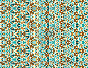 Color kaleidoscope background - vector image