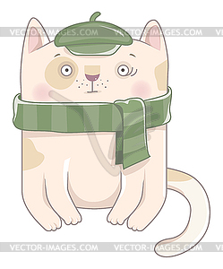 Cartoon cat - vector clipart