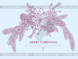 Merry Christmas - backgrounds invitation - vector EPS clipart