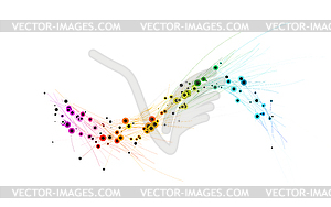 Colorful lines - vector image