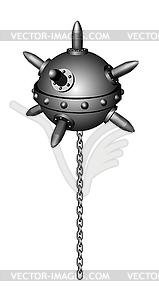 Naval mine - vector clipart / vector image