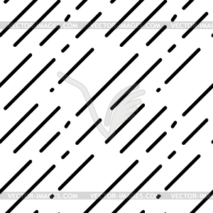 Geometric pattern in black and white style - vector image