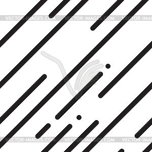 Geometric pattern in black and white style - vector image