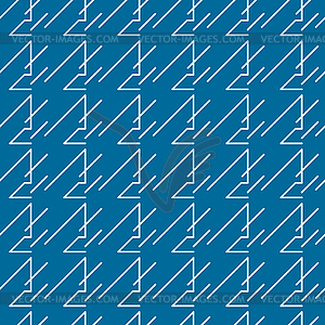 Geometric pattern on blue background - vector EPS clipart