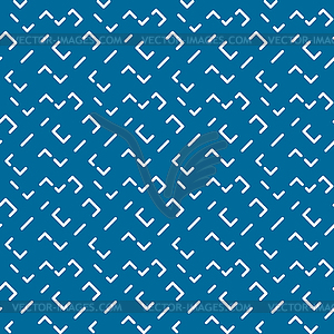 Geometric pattern on blue background - vector clipart