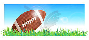 American Football Ball - vector EPS clipart