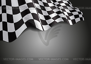 Checkered flag - vector image