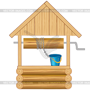 Pit for water - vector image