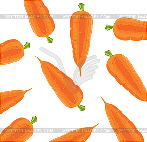 Vegetable carrot - vector clip art