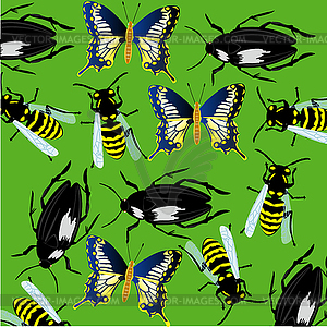 Background of insect - vector image