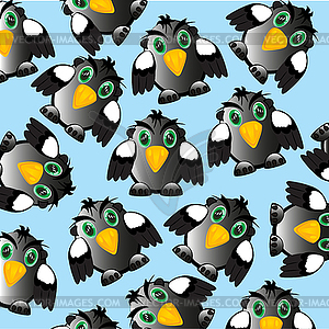 Background of birds - vector clipart