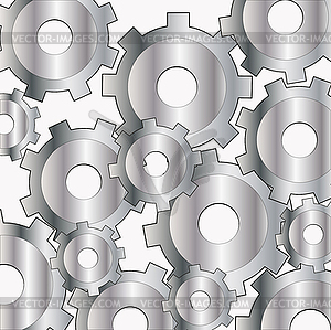 Mechanism with anything numbered six - vector image