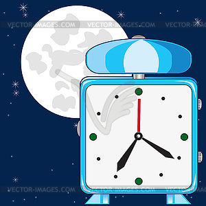 Watch and night - vector image