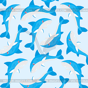 Fish Pattern shark - vector image