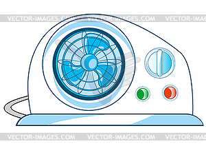 Ventilator and conditioner - vector clip art