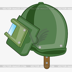 Defensive send sapper - royalty-free vector image