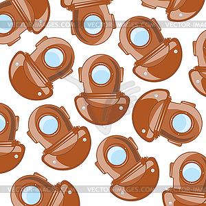 Send diver pattern - vector clip art